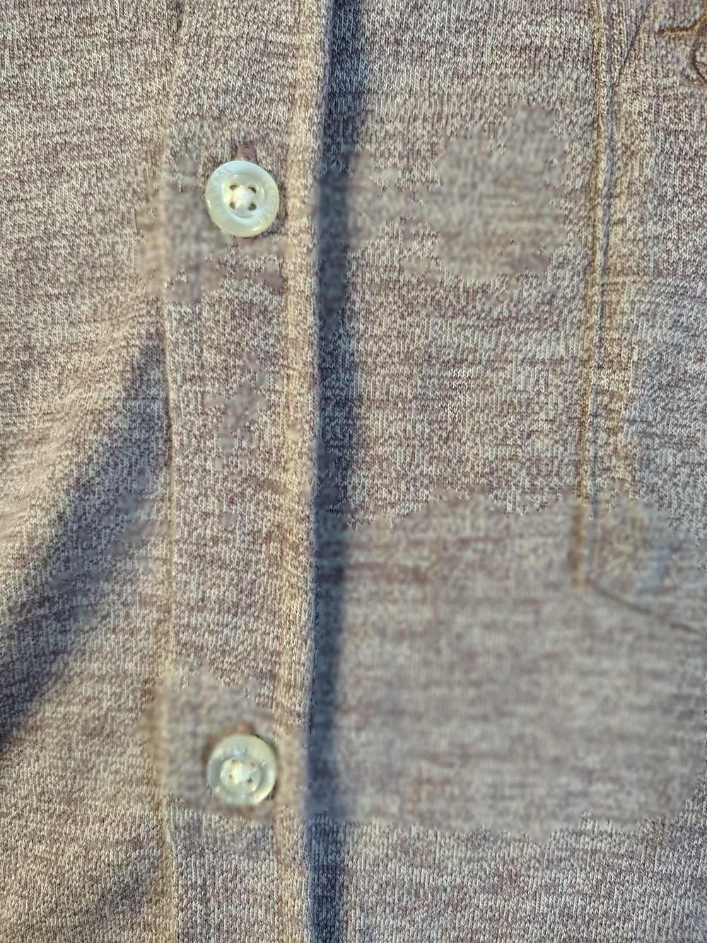 Original Penguin Heritage Slim Fit Long Sleeve Heathered Button Down XXL - Picture 6 of 6